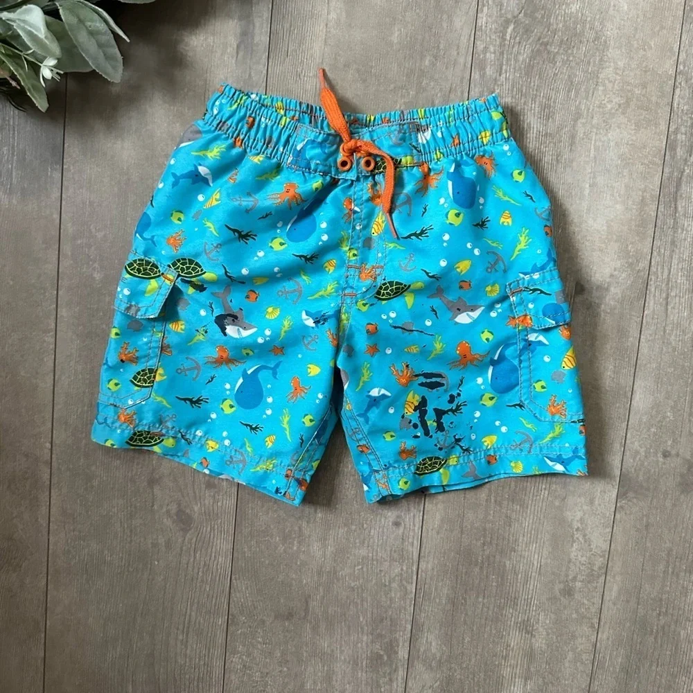 Mountain Warehouse Toddler Boy’s Ocean Adventure Blue Vibrant Swim Trunks